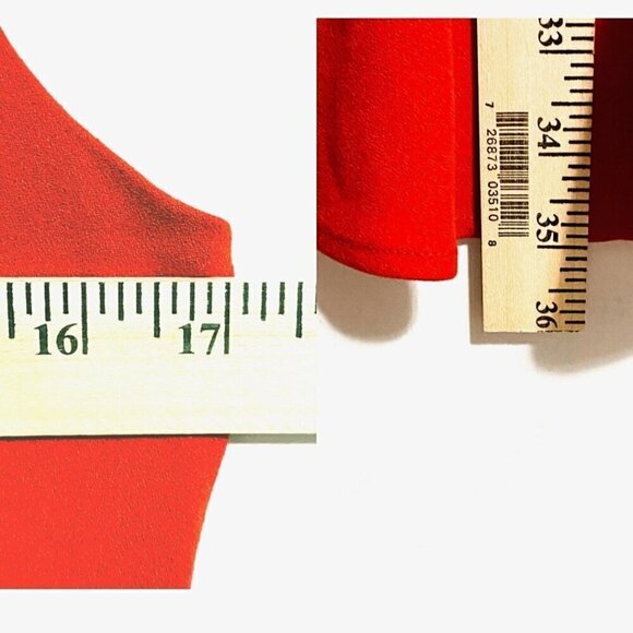 Greylin Red peakboo Cutout A line dress, size S - Picture 8 of 9